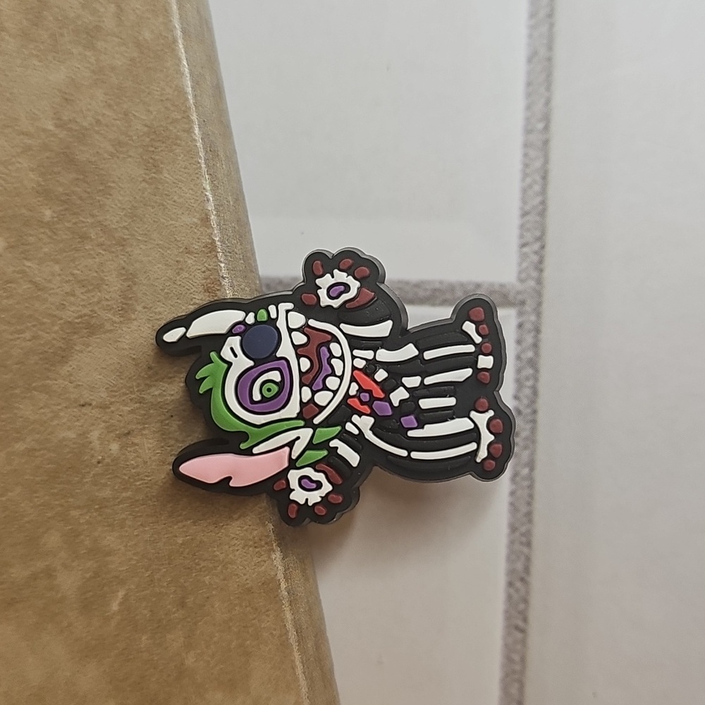 Stitch Themed Beetlejuice Crocs Charm